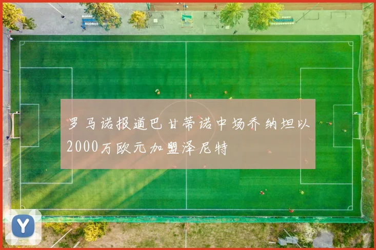 罗马诺报道巴甘蒂诺中场乔纳坦以2000万欧元加盟泽尼特